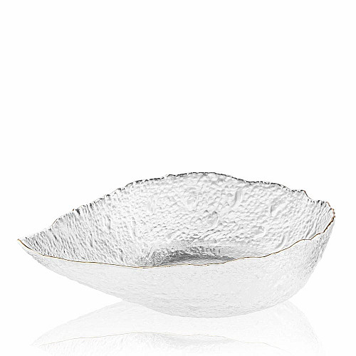 Салатник ARDESTO Leaf, 21.5см, скло, прозорий
