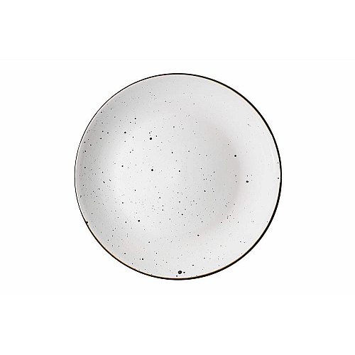 Тарілка десертна ARDESTO Bagheria Bright white, 19см, кераміка, білий
