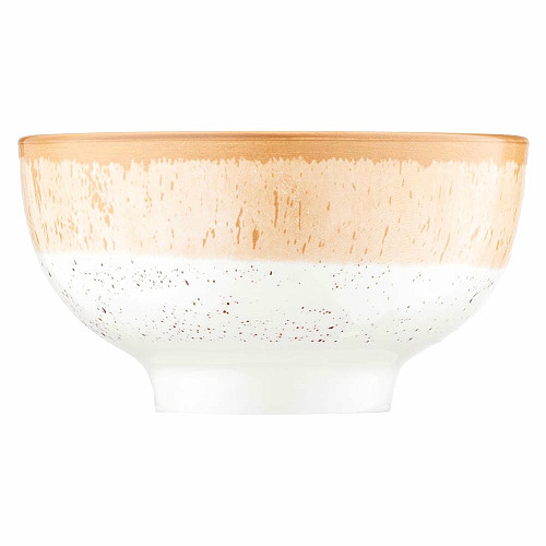 Салатник ARDESTO Siena, 340мл, 11.5см, фарфор, бело-желтый