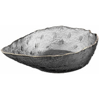 Салатник ARDESTO Leaf, 17.5см, стекло, серый
