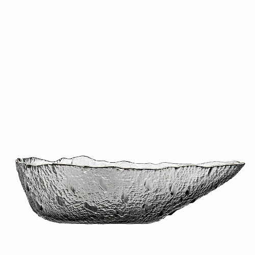 Салатник ARDESTO Leaf, 17.5см, скло, сірий