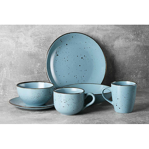 Тарілка обідня ARDESTO Bagheria Misty blue, 26см, кераміка, синій