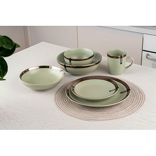 Салатник ARDESTO Liguria Green bay, 14см, кераміка, зелений
