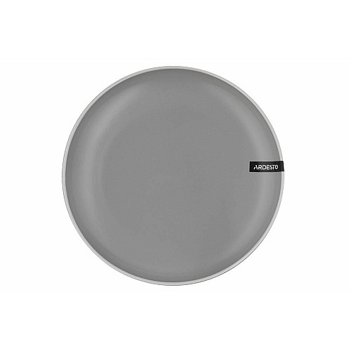 Тарелка десертная ARDESTO Cremona Dusty grey, 19см, керамика, серый