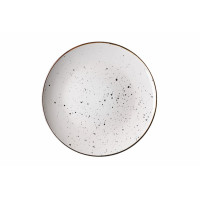 Тарелка обеденная ARDESTO Bagheria Bright white, 26см, керамика, белый
