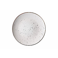 Тарілка обідня ARDESTO Bagheria Bright white, 26см, кераміка, білий