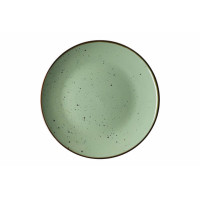 Тарілка десертна ARDESTO Bagheria Pastel green, 19см, кераміка, зелений