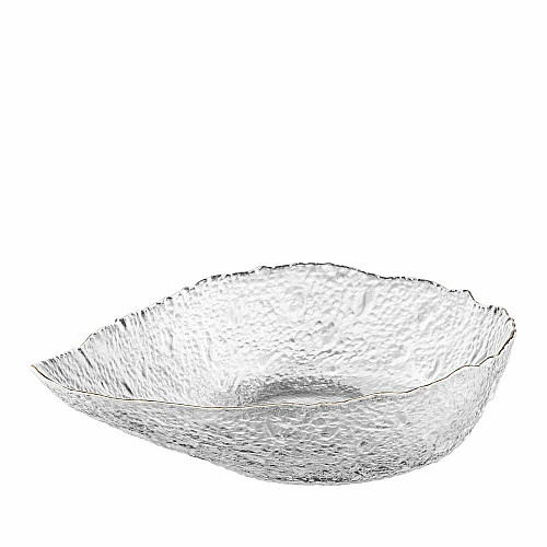 Салатник ARDESTO Leaf, 21.5см, скло, прозорий