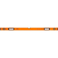 Рівень Neo Tools S 400 алюмінієвий, 120см, 3 капсули, 2 отвори для рук