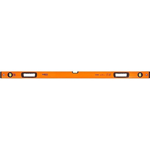 Уровень Neo Tools S 400 алюминиевый, 120см, 3 капсулы, 2 отверстия для рук