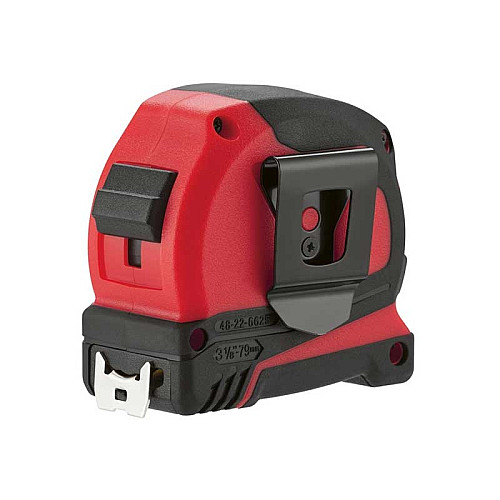 Рулетка Milwaukee Pro Compact, 8мх25мм, с фиксатором сматывания, АБС-пластик