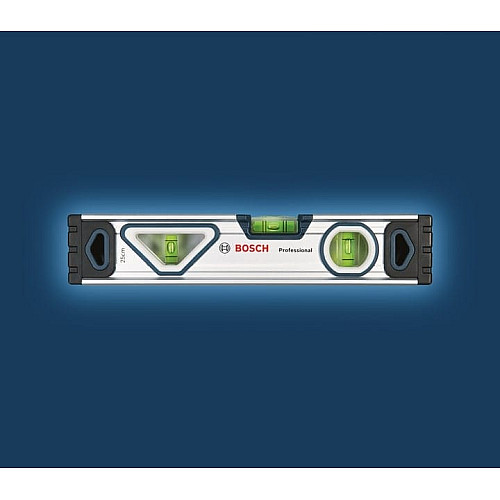 Рівень Bosch Professional 25см, 3 капсули, алюмінієвий корпус