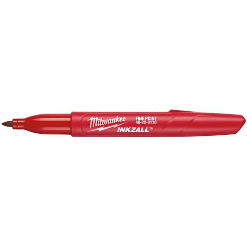 Маркер Milwaukee InkZAll, водостійкий, червоний, 1шт
