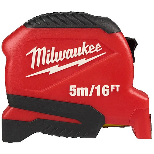 Рулетка Milwaukee Pro Compact, 5мх16фтх25мм с фиксатором сматывания, АБС-пластик
