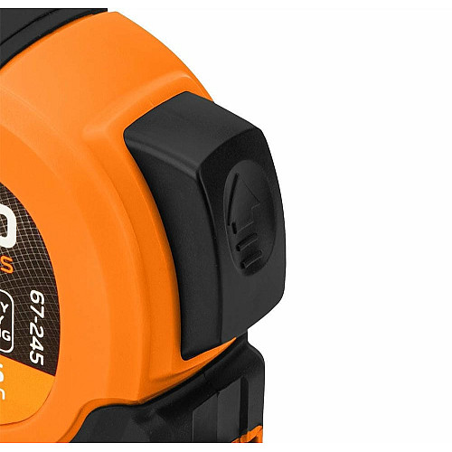 Рулетка Neo Tools Super Black, 10мx25мм, с фиксатором сматывания, магнит