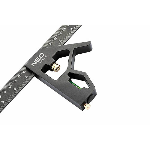 Угольник Neo Tools, 30см, алюминий, рукоятка с высокой точностью наклона