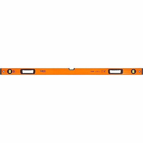 Уровень Neo Tools S 400 алюминиевый, 120см, 3 капсулы, 2 отверстия для рук