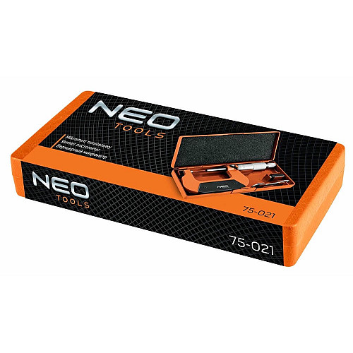 Микрометр Neo Tools с верньером 25-50мм, ±0.01мм/м