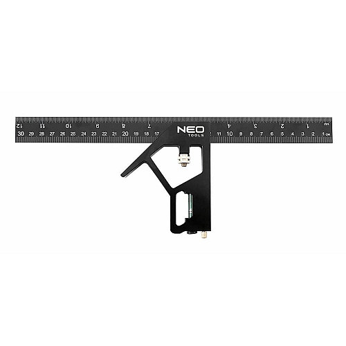 Угольник Neo Tools, 30см, алюминий, рукоятка с высокой точностью наклона