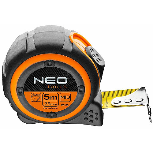 Рулетка Neo Tools, 5мx25мм, магнит