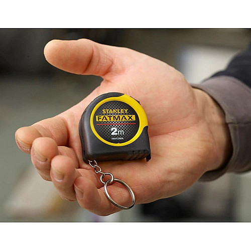 Рулетка Stanley FATMAX, 2м, 13мм, корпус двухкомпонентный/резиновый