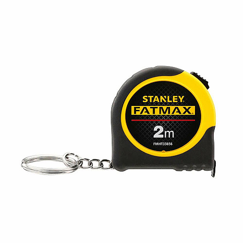 Рулетка Stanley FATMAX, 2м, 13мм, корпус двухкомпонентный/резиновый