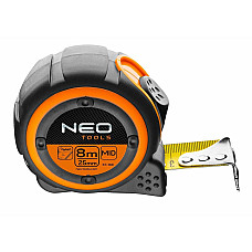 Рулетка Neo Tools, 8мx25мм, магнит
