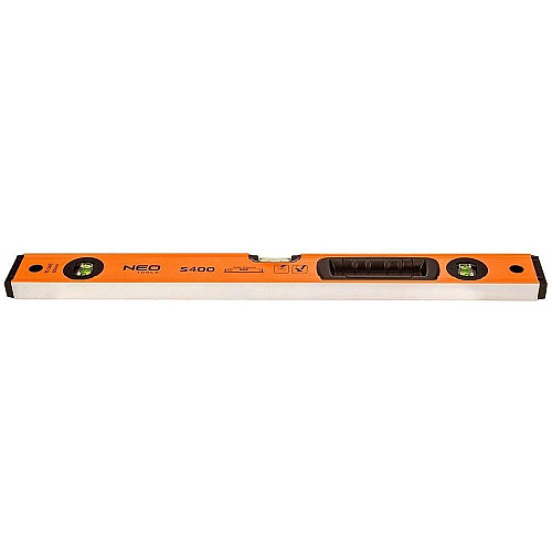 Уровень Neo Tools S 400 алюминиевый, 60см, 3 капсулы, 1 отверстие для рук