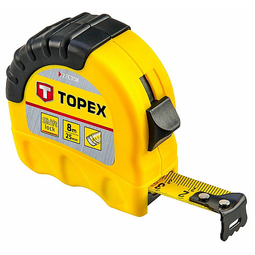 Рулетка TOPEX, 8мх25мм