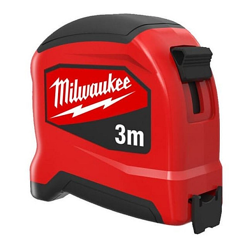 Рулетка Milwaukee SLIMLINE, 5мх16мм с фиксатором сматывания, АБС-пластик