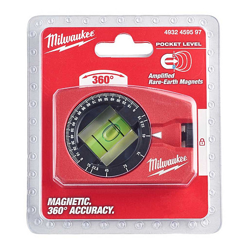 Рівень Milwaukee MiniBox, 7.8см, 1 капсула, 360° магнітний, алюмінієвий корпус