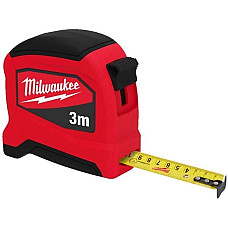 Рулетка Milwaukee Pro Compact, 3мх19мм с фиксатором сматывания, АБС-пластик