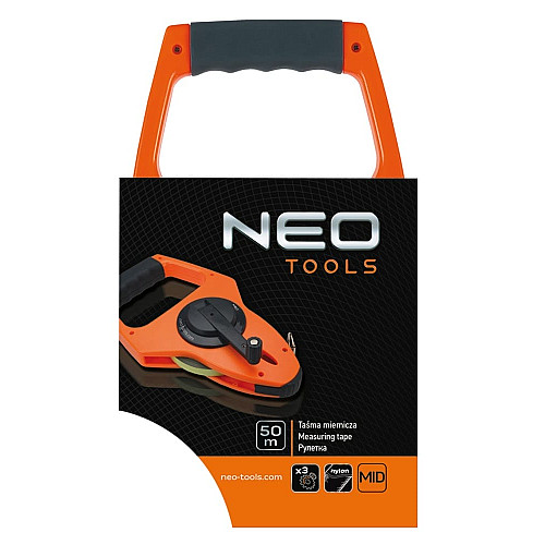 Рулетка Neo Tools, 50мх13мм, геодезична
