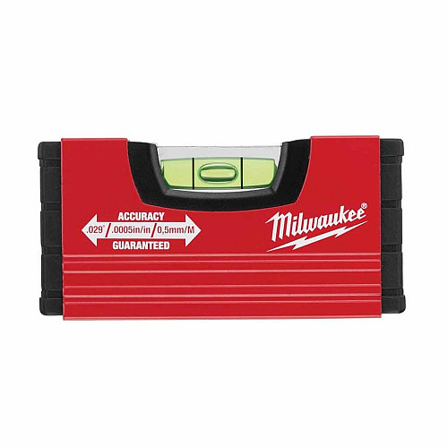 Рівень Milwaukee MiniBox, 10см, 1 капсула, алюмінієвий корпус