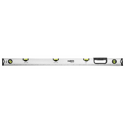 Рівень Neo Tools, 100см, 5 капсул, алюмінієвий