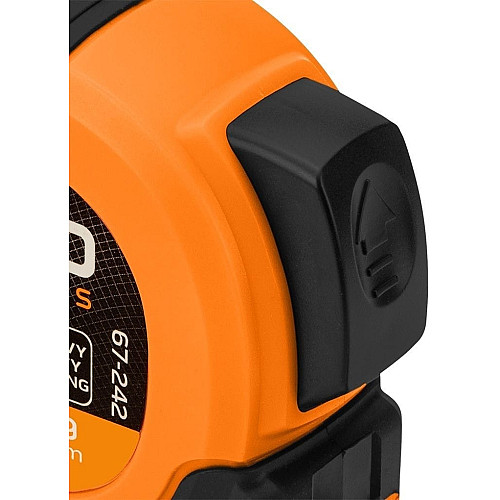 Рулетка Neo Tools Super Black, 5мx19мм, с фиксатором сматывания, магнит