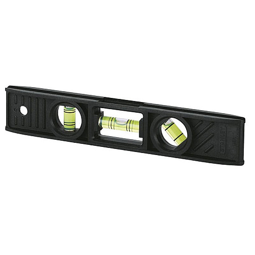 Рівень Stanley Torpedo, 20см, 3 капсули, ABS-пластик