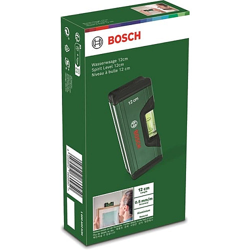 Рівень Bosch, 12см, 1 капсули, алюмінієвий