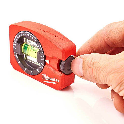 Рівень Milwaukee MiniBox, 7.8см, 1 капсула, 360° магнітний, алюмінієвий корпус