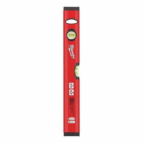 Рівень Milwaukee Slim Box, 40см, 2 капсули, алюмінієвий корпус