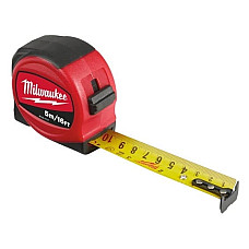 Рулетка Milwaukee Slimline S5-16/25, 5мх25мм, с фиксатором сматывания, АБС-пластик