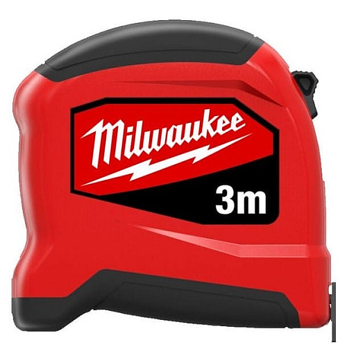 Рулетка Milwaukee SLIMLINE, 5мх16мм с фиксатором сматывания, АБС-пластик