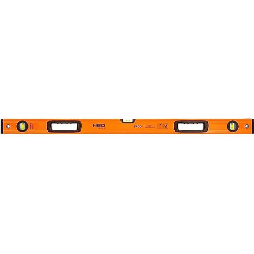Уровень Neo Tools S 400 алюминиевый, 100см, 3 капсулы, 2 отверстия для рук
