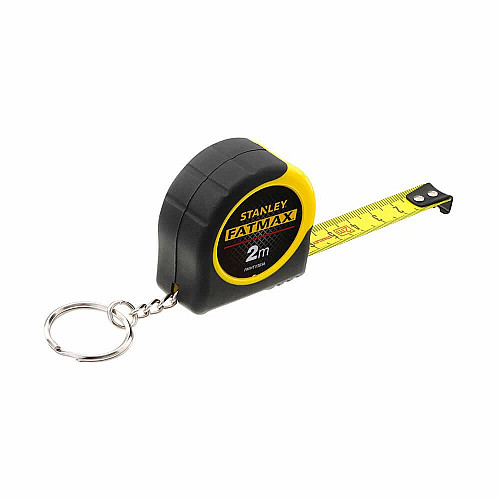 Рулетка Stanley FATMAX, 2м, 13мм, корпус двухкомпонентный/резиновый