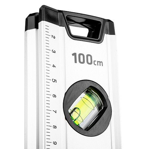 Рівень Neo Tools, 100см, 5 капсул, алюмінієвий