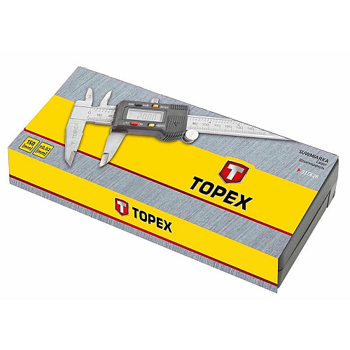 Штангенциркуль TOPEX цифровий, 150мм, сталь