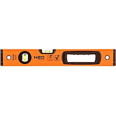 Уровень Neo Tools S 400 алюминиевый, 40см, 3 капсулы, 1 отверстие для рук