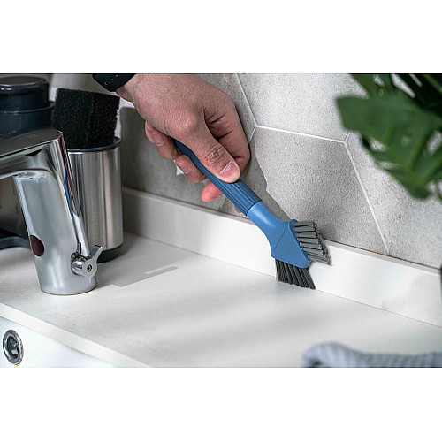 Щітка для миття 2 в 1 ARDESTO Profe 21х8.5х2.2см, пластик, блакитний