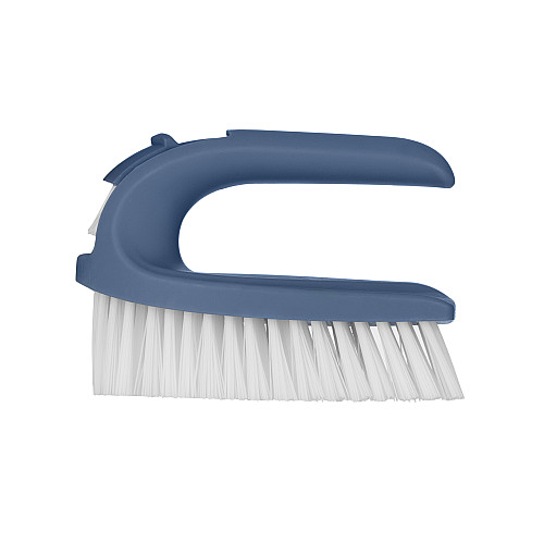 Щітка для миття 2 в 1 ARDESTO Solid 13х7см, пластик, блакитний