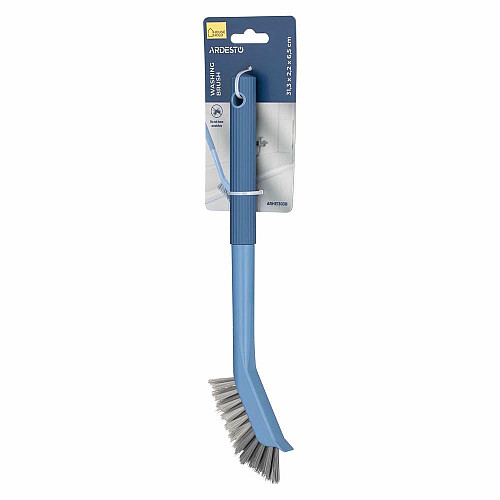 Щітка для миття ARDESTO Profe 31.3х2.2х6.5см, пластик, блакитний